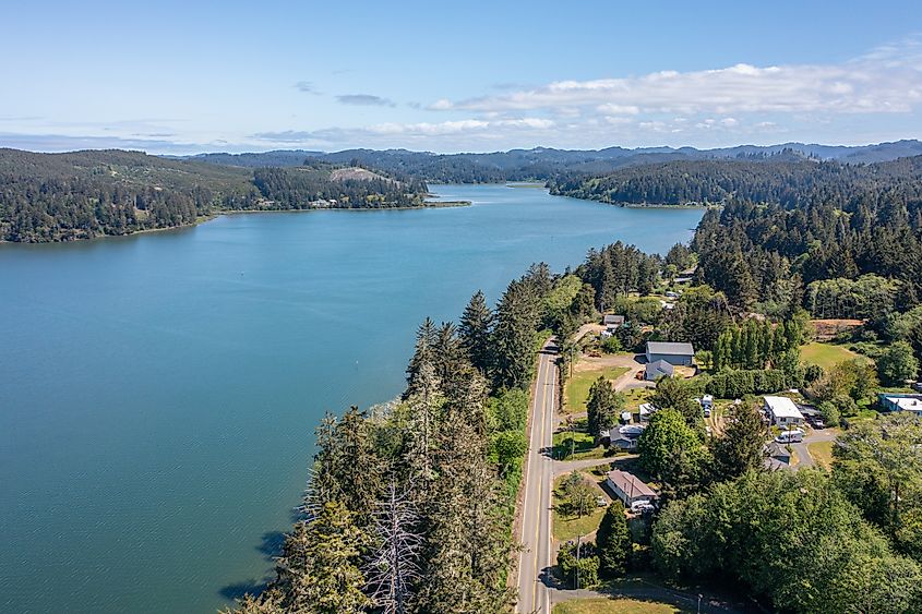 North Bend, Oregon, on Coos Bay.
