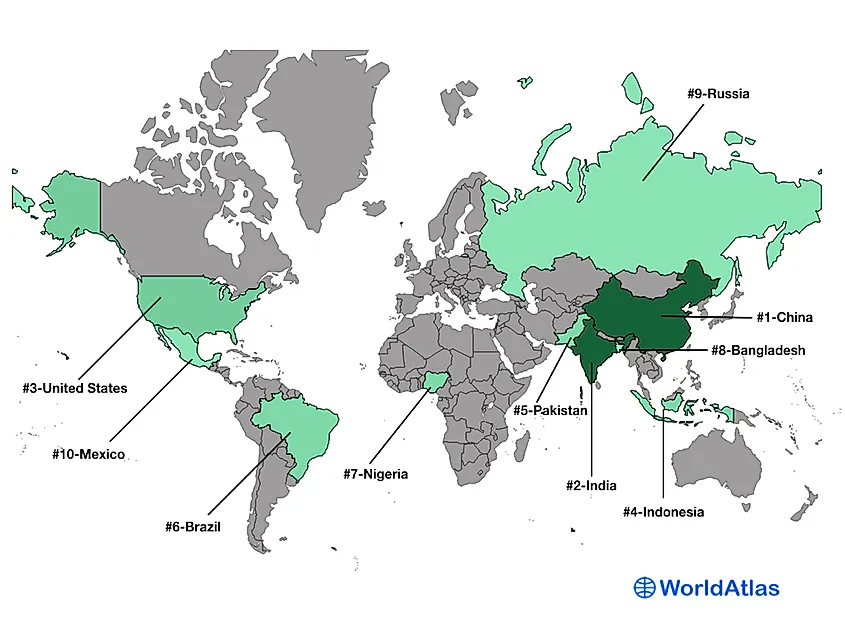 most populated countries