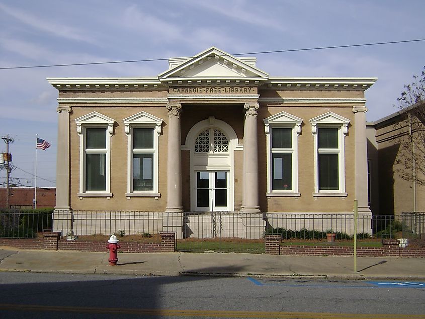 The Carnegie Library in Cordele, Georgia.