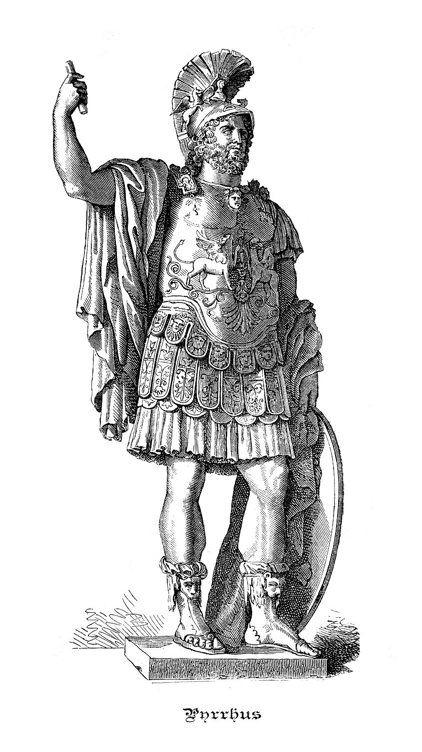 Pyrrhus was a Greek king and statesman of the Hellenistic period. Credit: Grafissimo https://www.istockphoto.com/portfolio/Grafissimo?mediatype=illustration