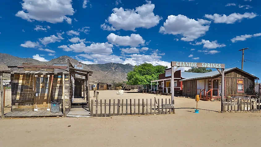 The Cyanide Springs Museum in Chloride, Arizona.