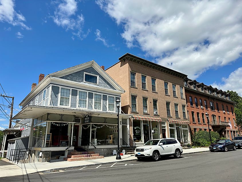 Downtown Collinsville, Connecticut.