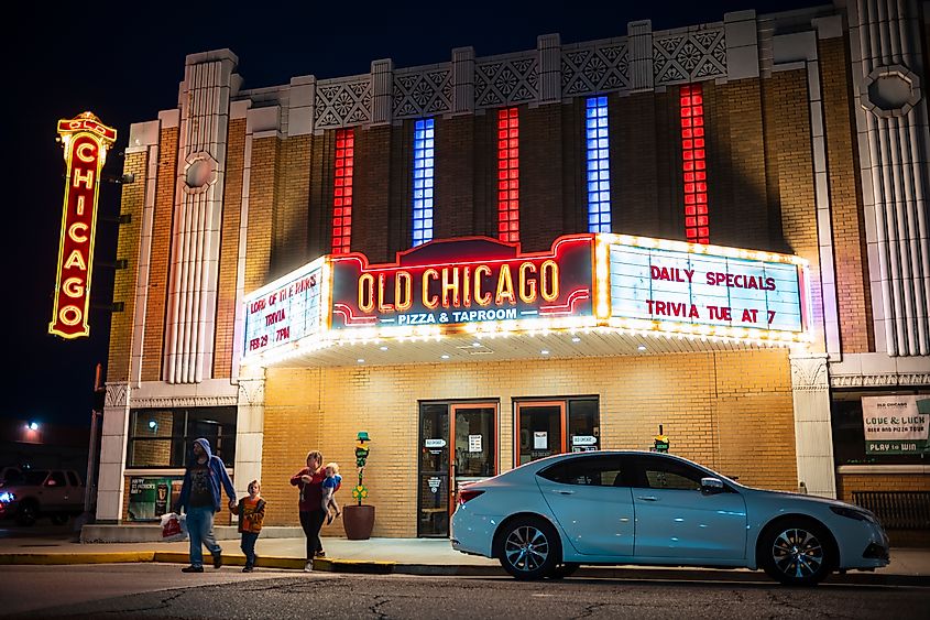 Main Street in Vincennes, Indiana