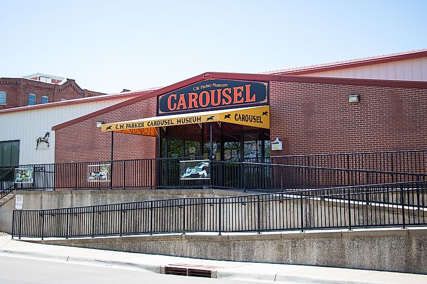 C.W. Parker Carousel Museum near the river front.