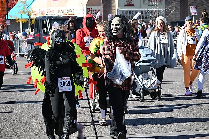 Scenes from the annual Halloween Parade from Anoka, Minnesota