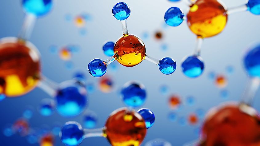 The most important compounds that took part in the creation of our atmosphere are molecular nitrogen and oxygen, noble gasses such as helium, neon, krypton and xenon, and other variable components such as carbon dioxide and water vapor.