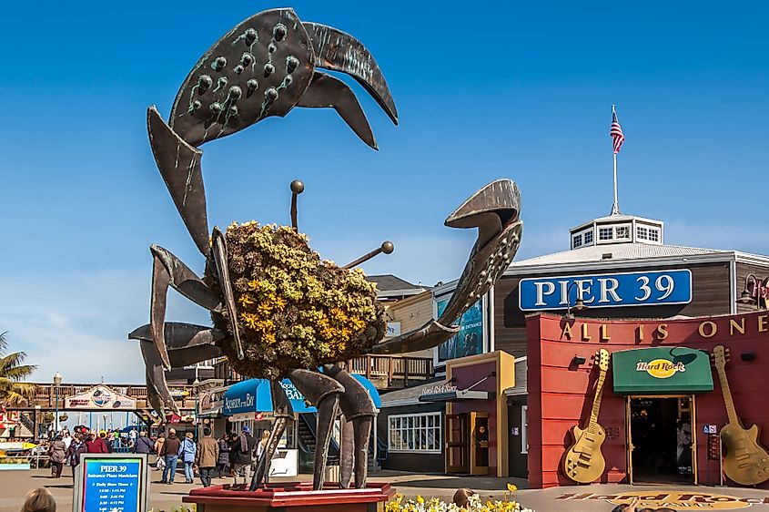 Pier 39 Fisherman's Wharf at San Francisco, California