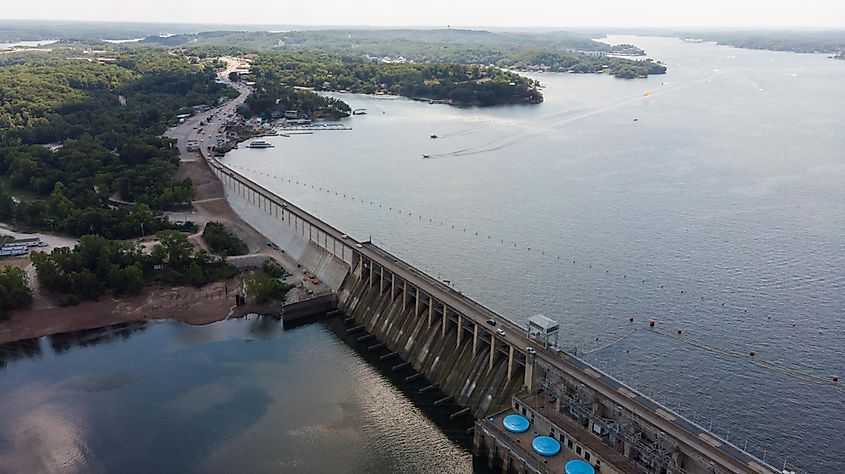 The Bagnell Dam in Missouri.