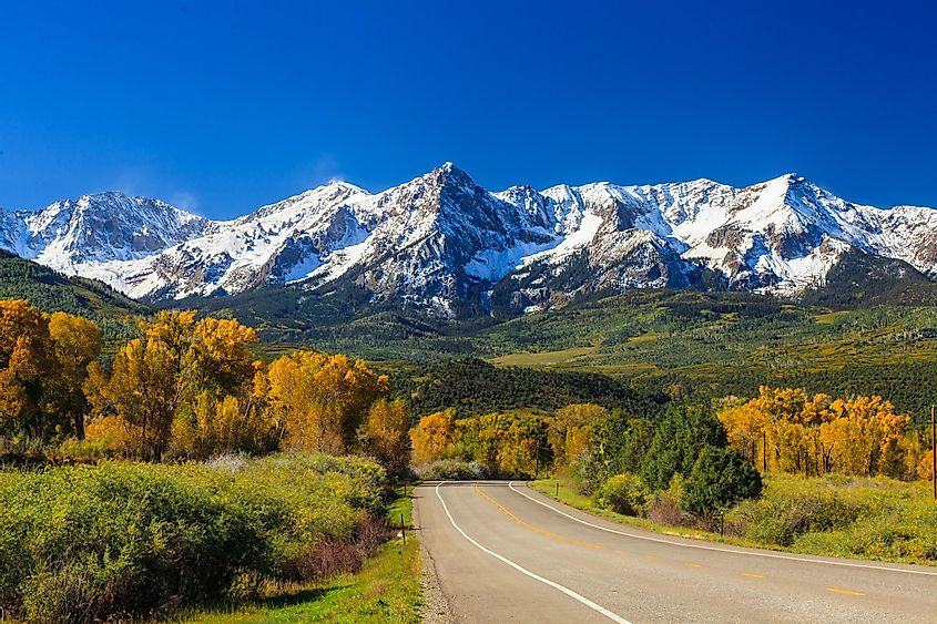 Rocky Mountains in Autumn in Colorado