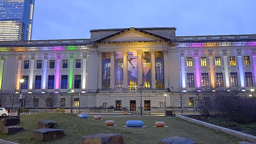 The Franklin Institute in Philadelphia. Editorial credit: 4kclips / Shutterstock.com