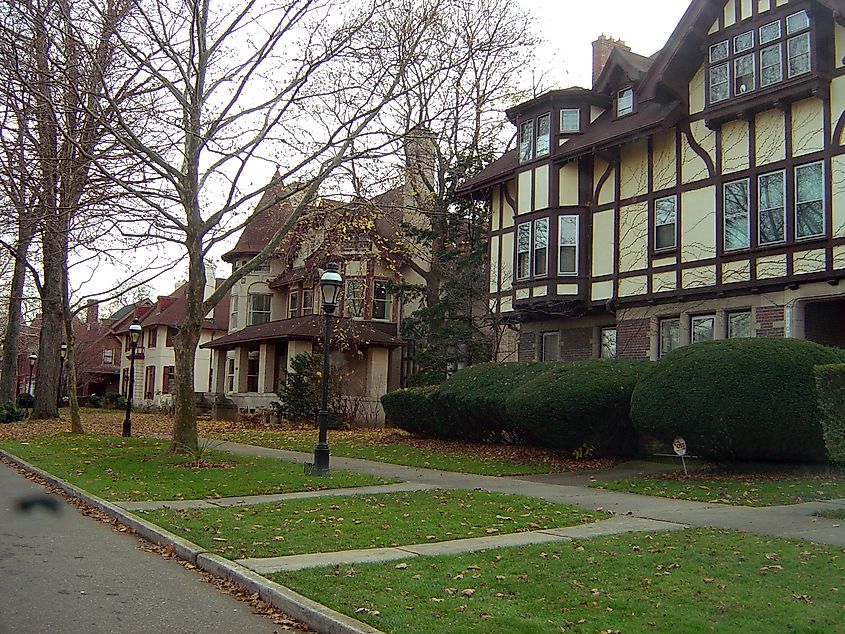 Homes in the More details The Indian Village Historic District in Detroit, Michigan