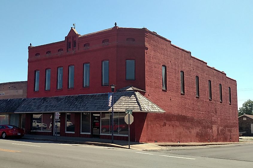 Staggs-Huffaker Building in Beebe, Arkansas.
