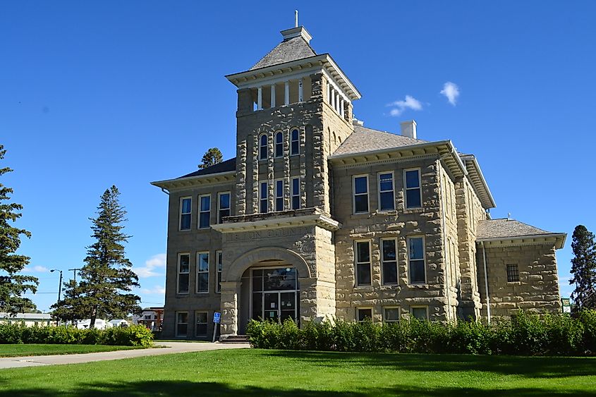 Teton County Courthouse in Choteau, Montana.
