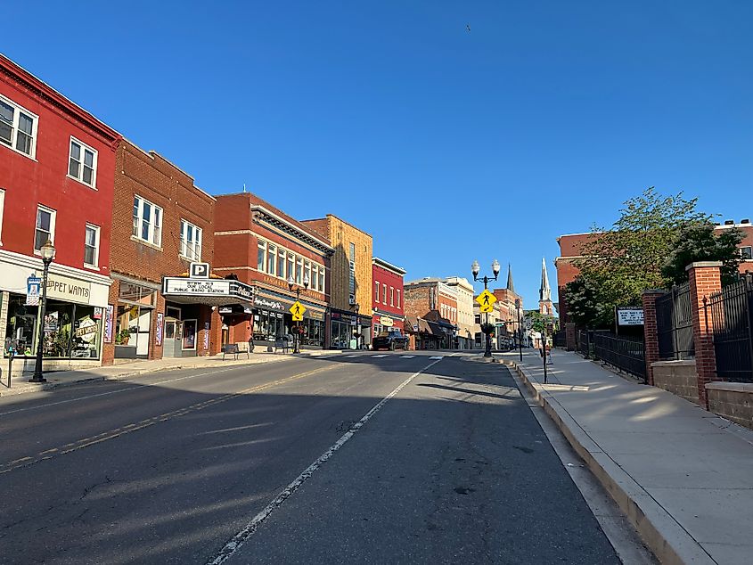 Downtown Frostburg, Maryland.