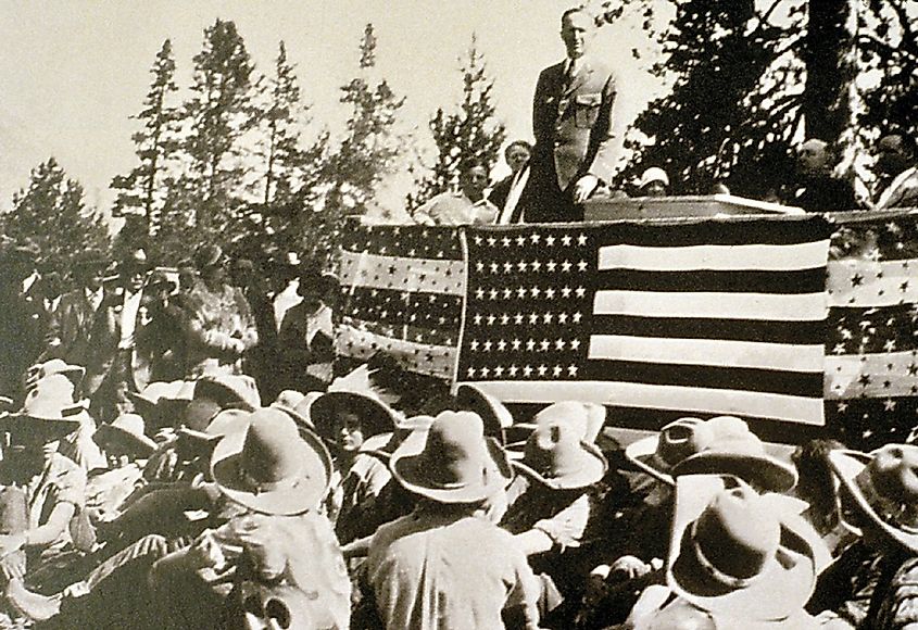 Grand Teton National Park Dedication in 1929