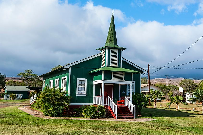 St. Sophia church in Kaunakakai, Moloka'i, Hawaii