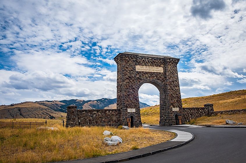 Roosevelt Arch - Yellowstone National Park, Gardiner, Montana
