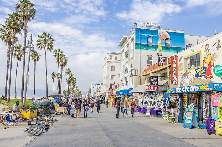 cean Front Walk of Venice Beach in Venice