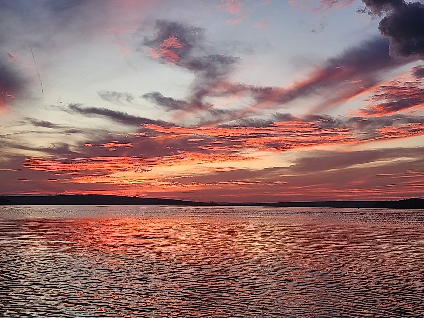 Lake Dardanelle, Arkansas. 