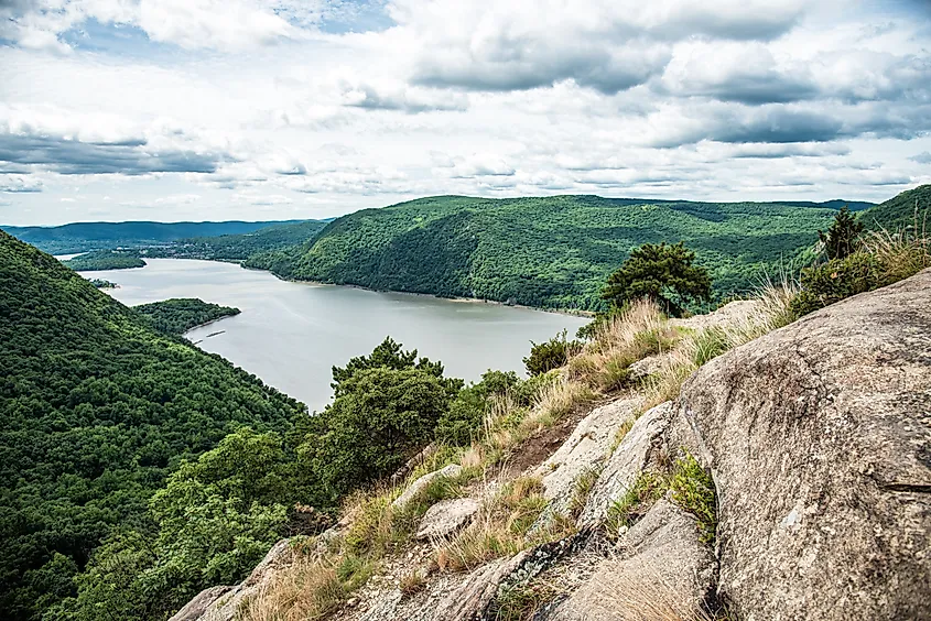 The Hudson Valley from Atop Breakneck Ridge in Cold Spring, New York.