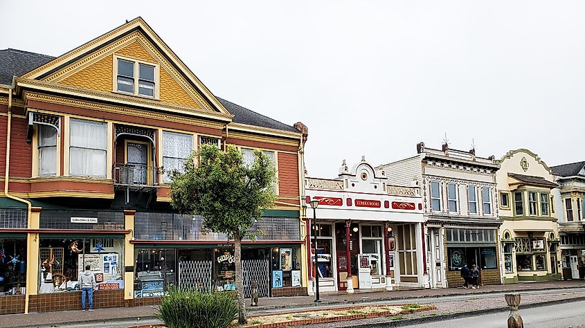 Historic buildings in Eureka, California