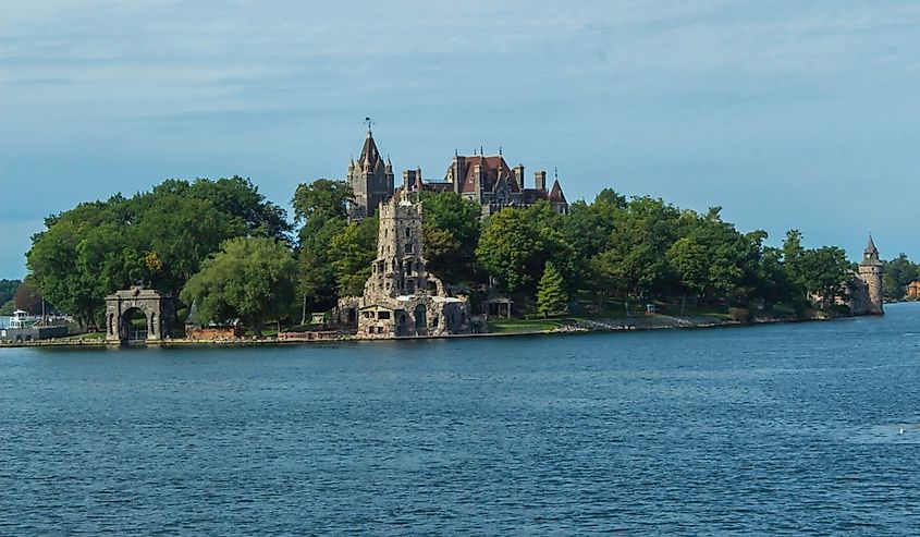 Taking a look at Heart Island, where Boldt Castle is located