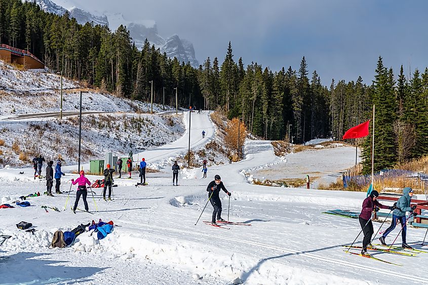 Canmore skiing