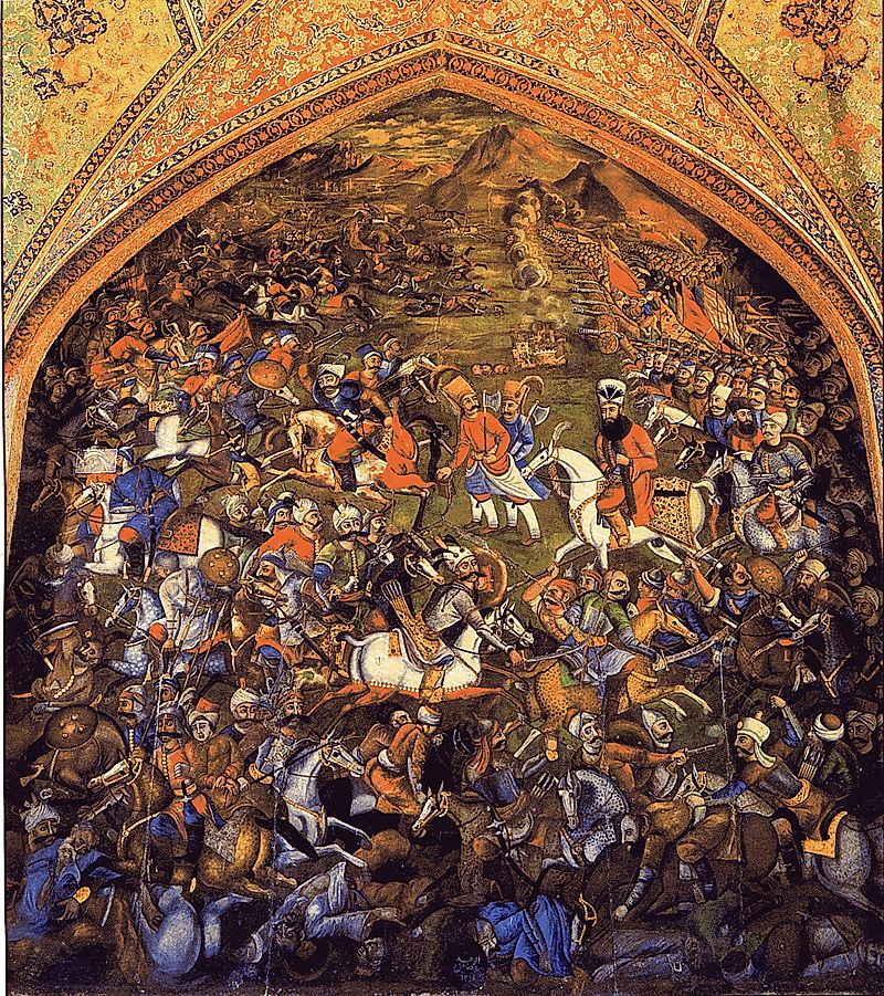 Selim I at the Battle of Chaldiran