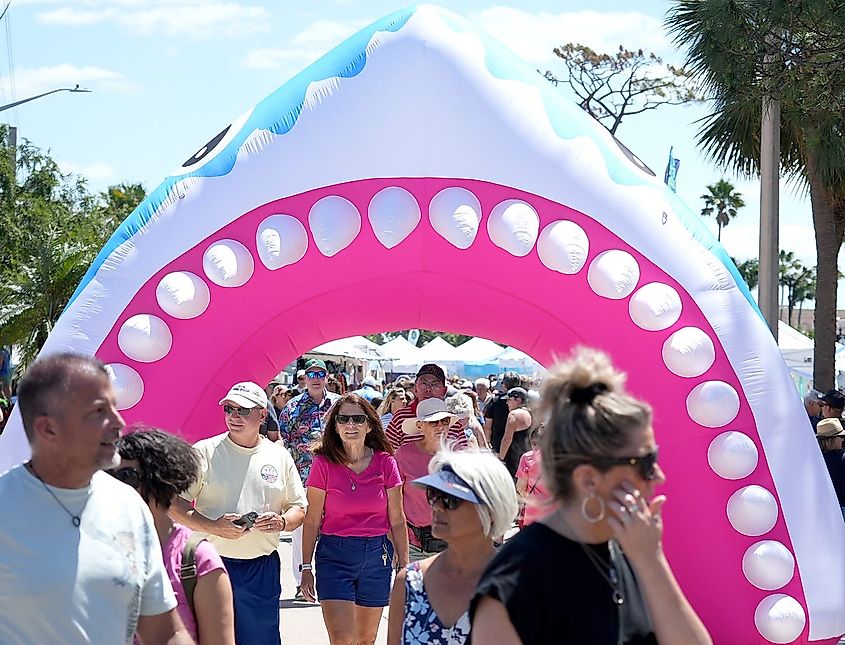 The Venice Shark Tooth Festival in Venice, Florida.