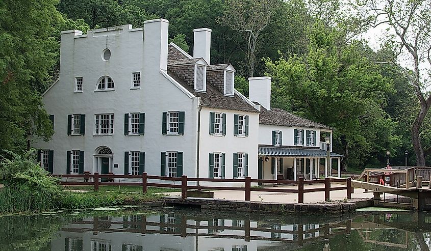 Great Falls Tavern, Maryland.