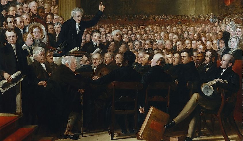 The Anti-Slavery Society Convention, 1840 by Benjamin Robert Haydon