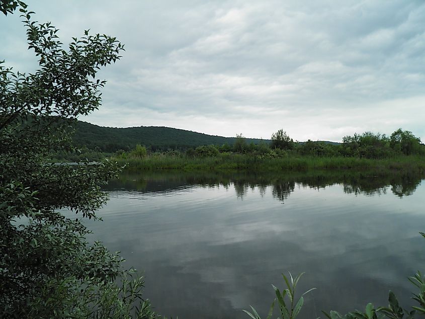 Greenwood Lake is an interstate lake locate in both New York and New Jersey