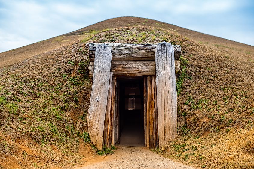 Ocmulgee Mounds National Historical Park in Macon, Georgia