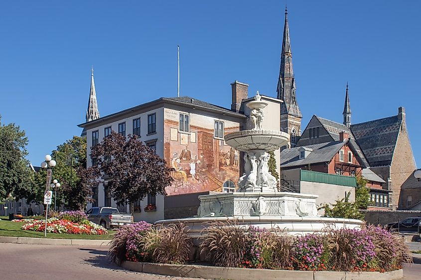 Fulford Memorial Fountain in Brockville, Ontario.