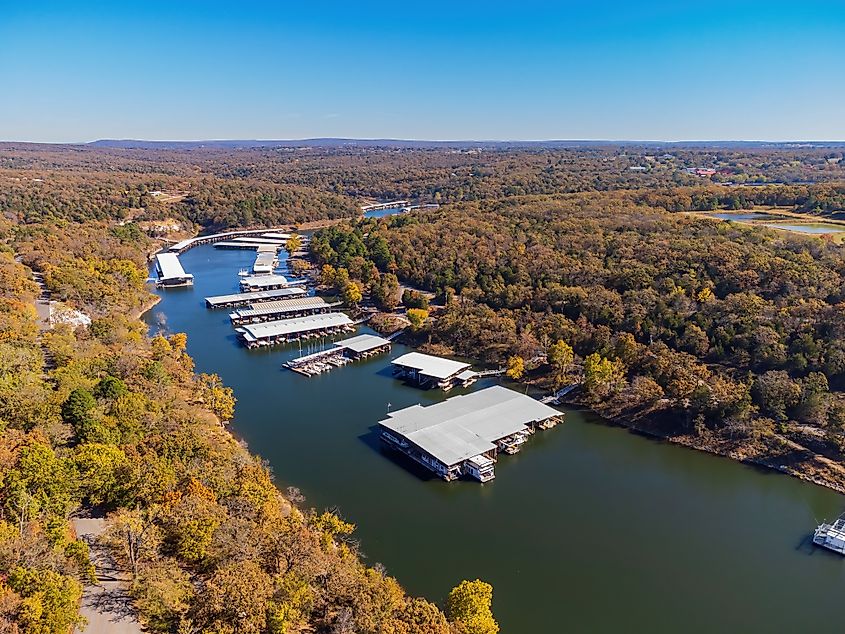 Tenkiller State Park in Oklahoma.