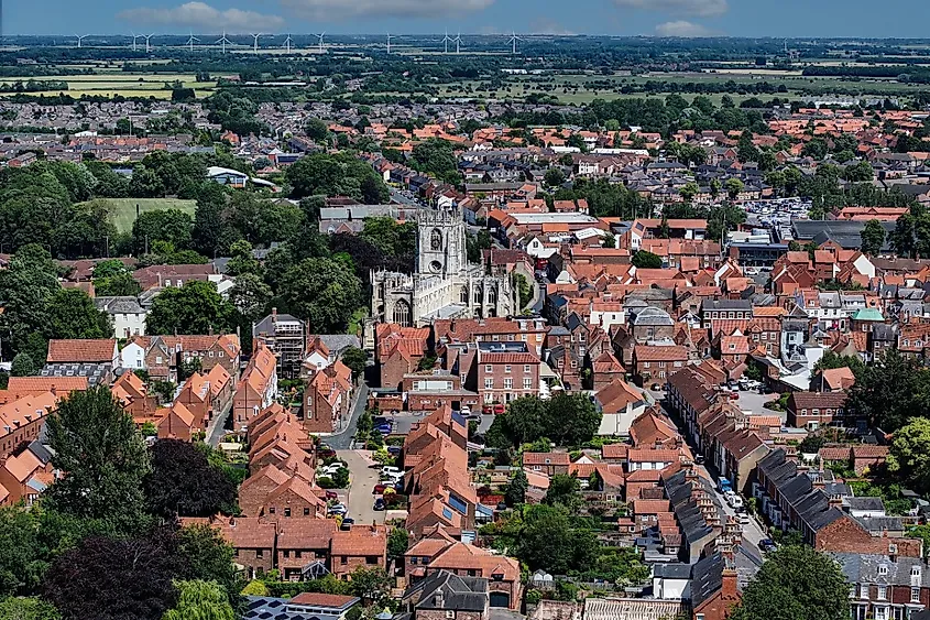 Downtown Yorkshire, England.