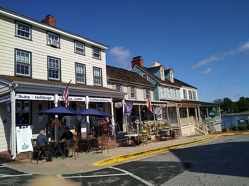 A scene from Chesapeake City, Maryland