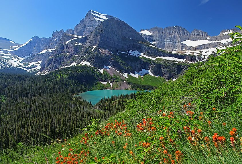 Glacier National Park in Montana.