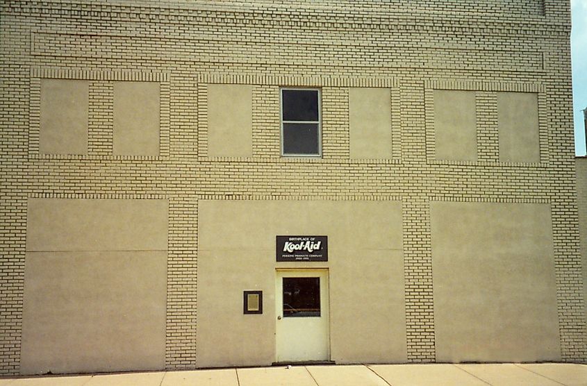 The building in Hastings, Nebraska, where Kool-Aid was invented.