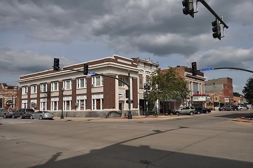 Downtown Cherokee, Iowa. Photo via WikimediaCommons.