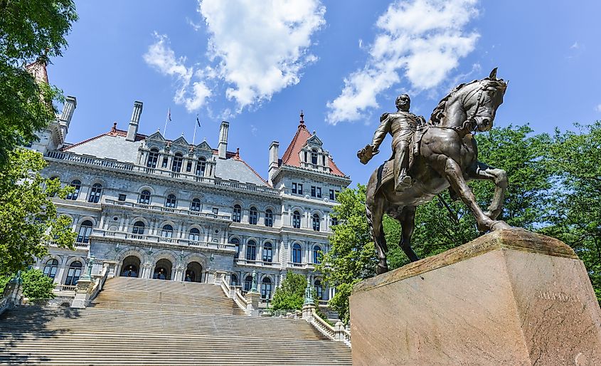 The New York State Capitol Building in Albany