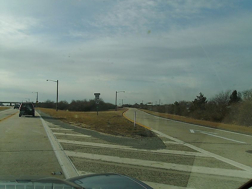 Exit for Robert Moses Causeway