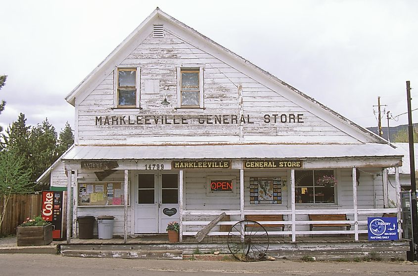 General store, Markleeville, CA. Editorial credit: Joseph Sohm / Shutterstock.com