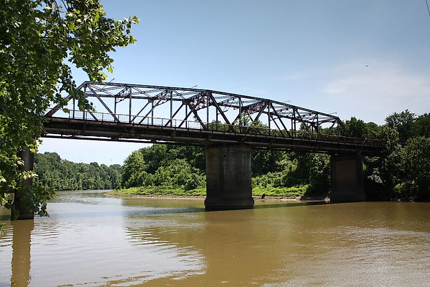 Tombigbee River in Columbus, Mississippi