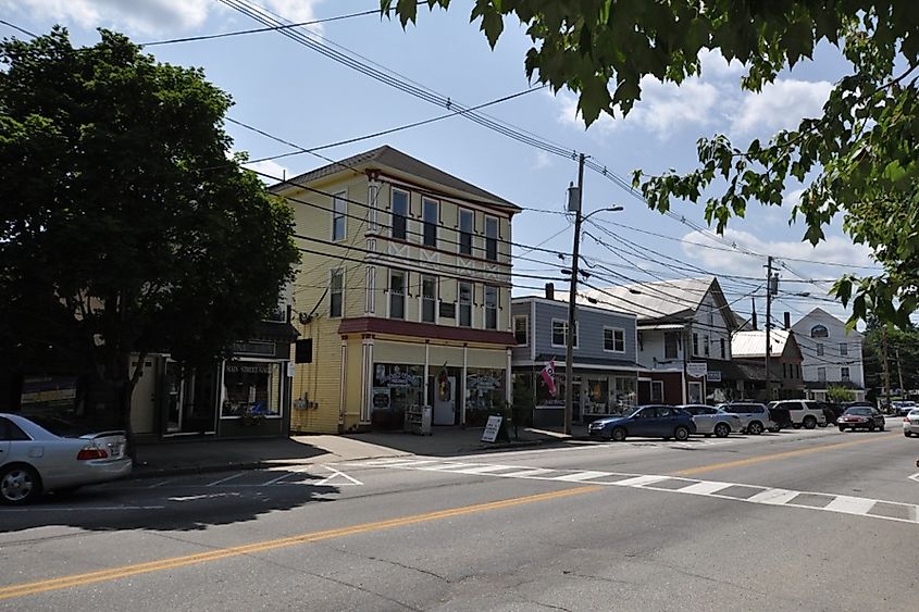 Norway Historic District, Norway, Maine. Main Street.