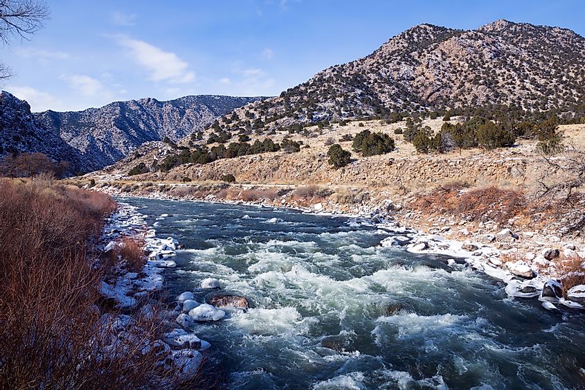The headwaters of the Arkansas river, Colorado
