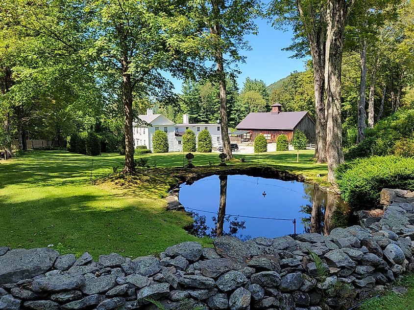 Pool, Ashintully Gardens, Tyringham, Massachusetts.