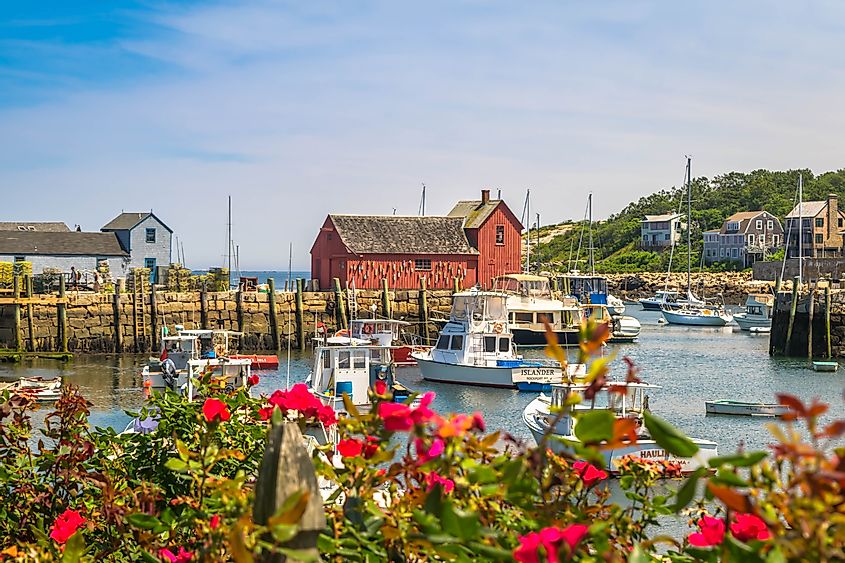 A feel of summer in Rockport harbor, Rockport, Massachusetts.