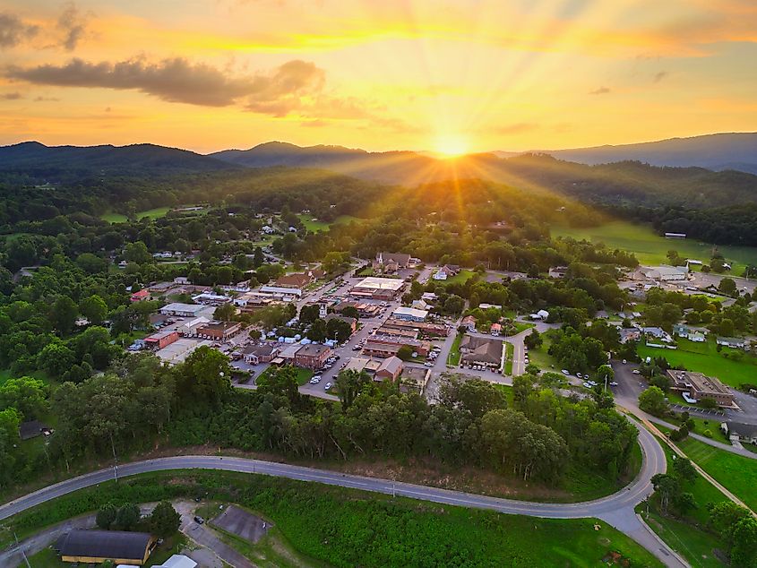 Downtown Hayesville, North Carolina