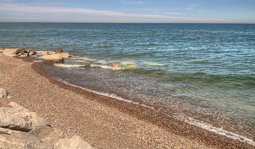 Beach State Park in Beach Park, Illinois. 